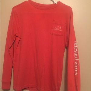 Vineyard vines coral long sleeve child L/women’s S